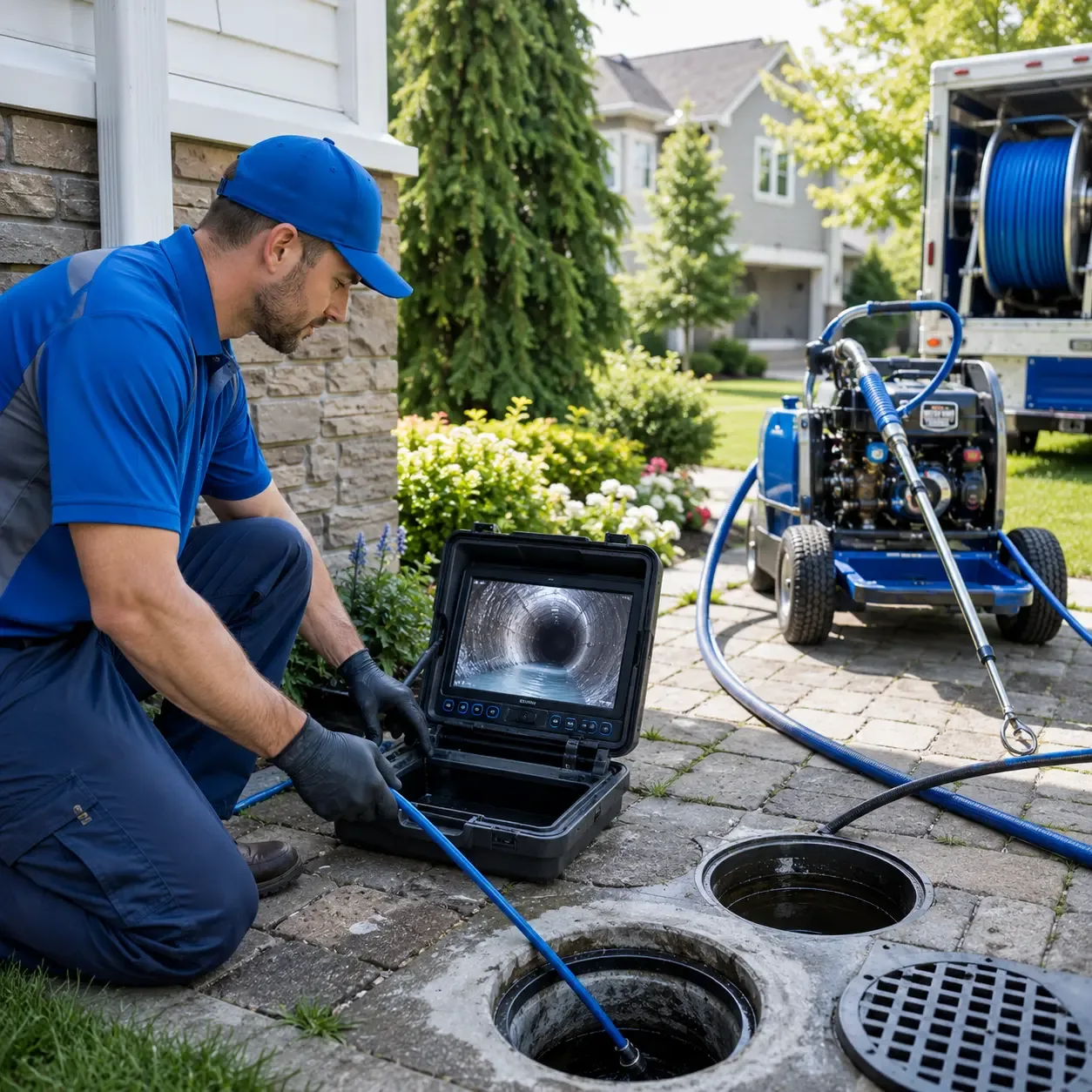 Outdoor drain cleaning professionals serving Sea Girt, NJ